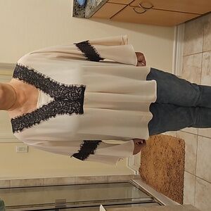 Dressy long sleeve sheer shirt